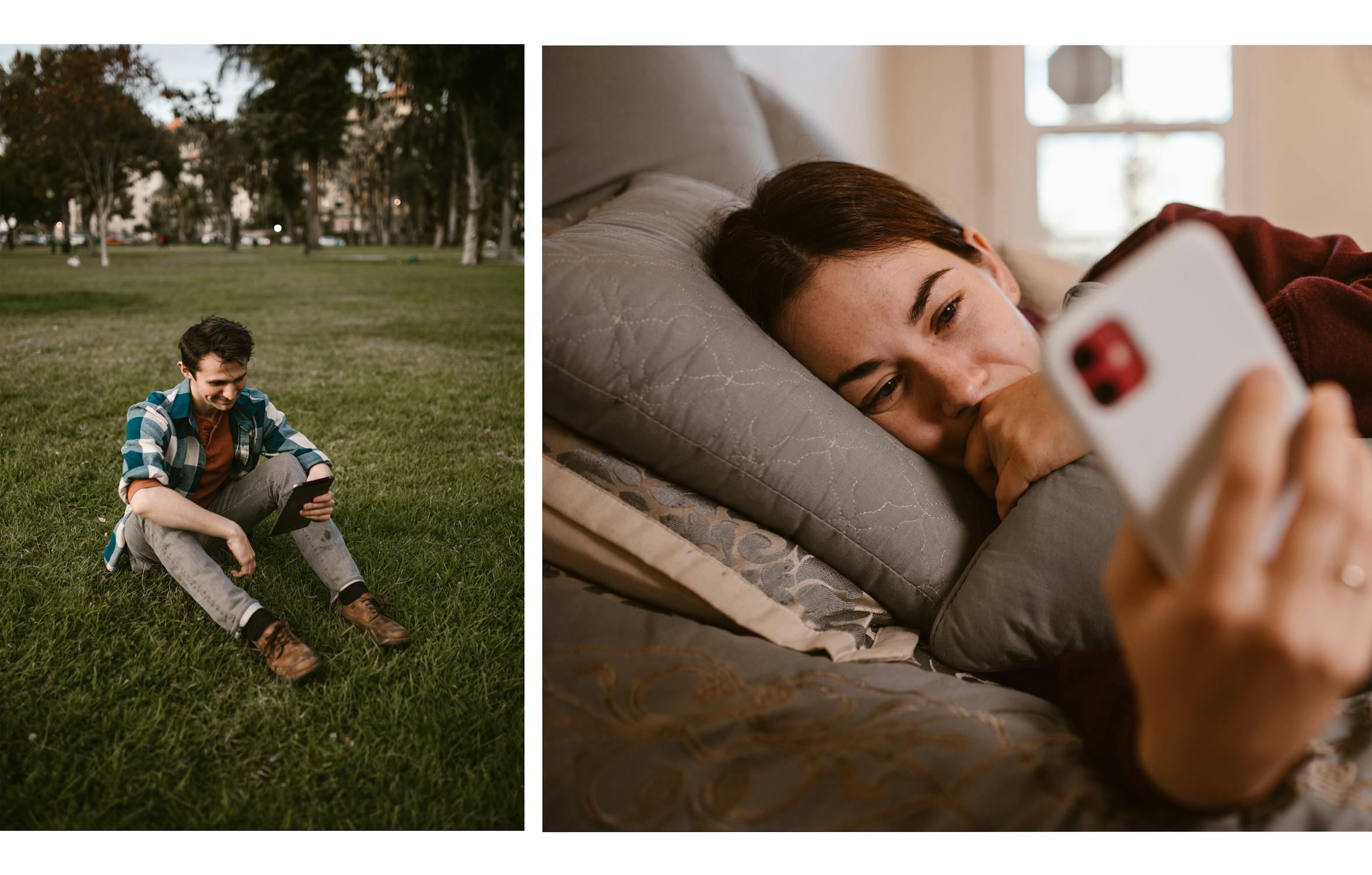 long distance relationship tips - couple staying connected through video call
